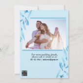 Schrift Bewaar de datum Kaart die ik heb gevonden  (Achterkant)