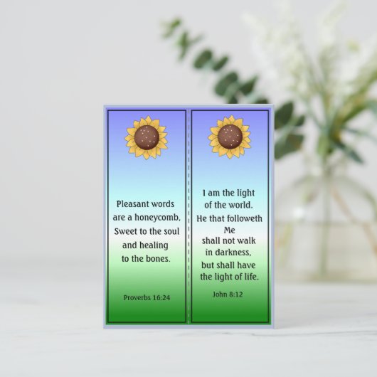  Schrift Bladwijzer Briefkaart (Staand voorkant)