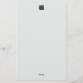 Schrift briefpapier (Achterkant)