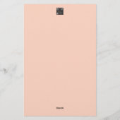 Schrift briefpapier (Achterkant)