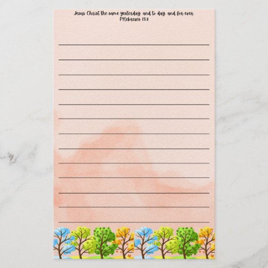 Schrift briefpapier (Voorkant)