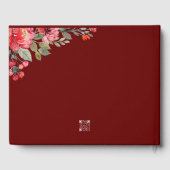 Schrift bruiloft gastenboek (Achterkant)