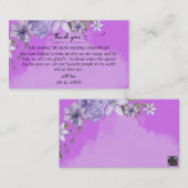 Schrift bruiloft plaats kaart plaatskaartje (Voorkant / Achterkant)