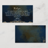 Schrift bruiloft plaats kaart plaatskaartje (Voorkant / Achterkant)