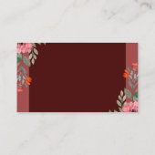 Schrift bruiloft plaats kaart plaatskaartje (Achterkant)