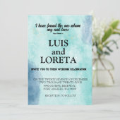 Schrift bruiloft uitnodiging Kaart Ik heb gevonden (Staand voorkant)