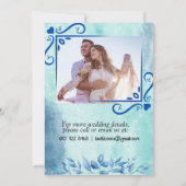 Schrift bruiloft uitnodiging Kaart Ik heb gevonden (Achterkant)