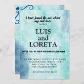 Schrift bruiloft uitnodiging Kaart Ik heb gevonden (Voorkant / Achterkant)