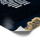 Schrift bruiloft zitgrafiek perfect poster (Hoek)