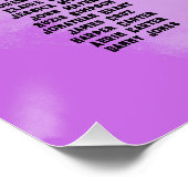 Schrift bruiloft zitgrafiek perfect poster (Hoek)