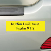 Schrift Bumpersticker (Op auto)