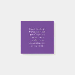 Schrift Citaat 1 Corinthians 13 1 Post-it® Notes