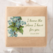 Schrift citaat bloemen groen  etiket (Insitu)