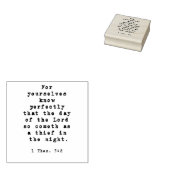 Schrift Dag des Heren Rubberstempel (Gestempeld)