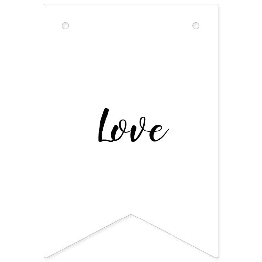 Schrift, de vrucht van de Heilige Geest-Liefde Vlaggetjes (Tweede vlag)