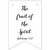 Schrift, de vrucht van de Heilige Geest-Liefde Vlaggetjes (Eerste vlag)