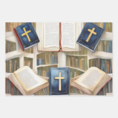 Schrift en kruisharmonie inpakpapier vel (Voorkant 2)