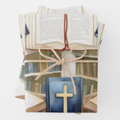 Schrift en kruisharmonie inpakpapier vel (In situ)