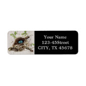 schrift ephemera vogelnest botanisch frans etiket (Voorkant)