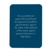 Schrift Ephesians 6 12 Magneet (Verticaal)