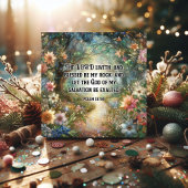 Schrift Glas in lood Bloemenbos Pasen Feestdagenkaart