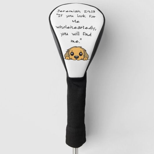 Schrift Golfheadcover (Voorkant)
