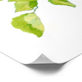 Schrift, Inspirerend, psalm 96:1 vogel, Natuur Poster (Hoek)