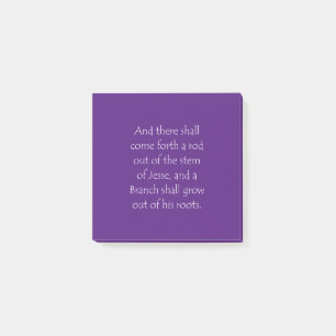 Schrift Isaiah 11 1 Post-it® Notes