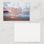 Schrift, Jesaja 40:26 Notitiekaartje (Voorkant / Achterkant)