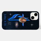 Schrift Johannes 3;16 Case-Mate iPhone Case (Achterkant (horizontaal))