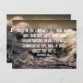 Schrift Kaart voor Onzekerheid 4 (Voorkant / Achterkant)