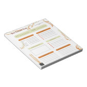 Schrift Karakter Studie Notitieblok Wit (Schuin)