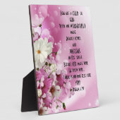 Schrift Kind van God Tafelblad Plaque met Ezel Fotoplaat (Zijkant)