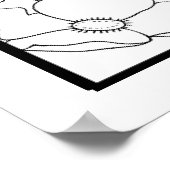 Schrift kleur me  poster (Hoek)
