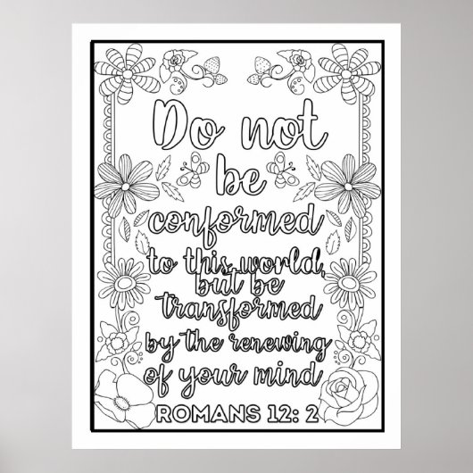 Schrift kleur me  poster (Voorkant)