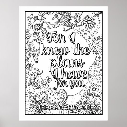 Schrift kleur me  poster (Voorkant)
