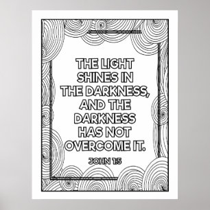 Schrift kleur me poster