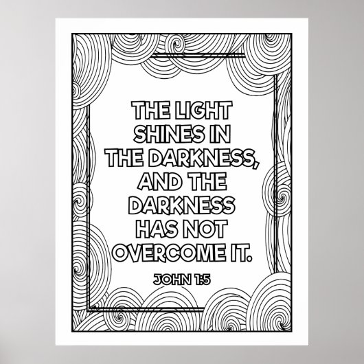Schrift kleur me  poster (Voorkant)