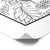 Schrift kleur me poster (Hoek)