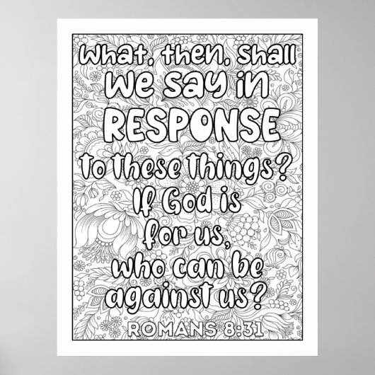 Schrift kleur me poster (Voorkant)