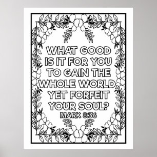 Schrift kleur me poster