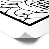 Schrift kleur me poster (Hoek)