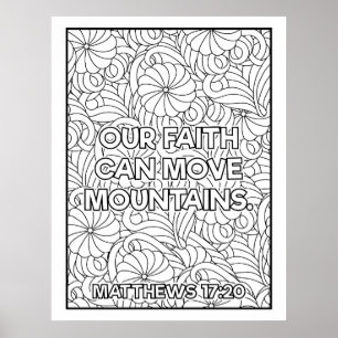 Schrift kleur me poster