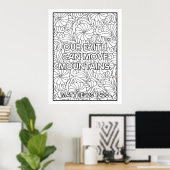 Schrift kleur me poster (Thuiskantoor)