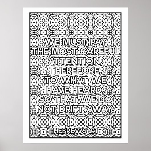 Schrift kleur me  poster (Voorkant)