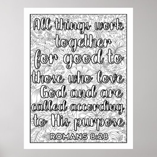 Schrift kleur me  poster (Voorkant)
