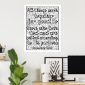 Schrift kleur me  poster (Thuiskantoor)