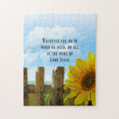 Schrift, Kolossenzen 3:17 Legpuzzel (Verticaal)