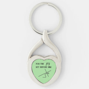 Schrift l Christus l Kruis l Sleutelhanger