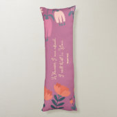 Schrift Lichaamskussen (Achterkant (Verticaal))